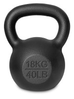Kettlebell 18kg kettle żeliwny odważnik hantel kula do ćwiczeń CROSSFIT
