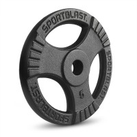 Talerz żeliwny 5KG obciążenie 30mm kierownica krążek do hantli sztangi