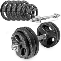 Hantla żeliwna regulowana 1x15KG kierownice ZESTAW 15kg