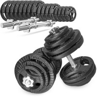 Hantle żeliwne kierownice regulowane 2x30kg zestaw 60kg