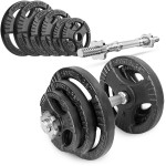 Hantla żeliwna regulowana 1x20KG kierownice ZESTAW 20kg