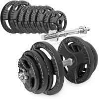 Hantla żeliwna regulowana 1x25KG kierownice ZESTAW 25kg