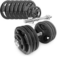 Hantla żeliwna regulowana 1x35KG kierownice ZESTAW 35kg