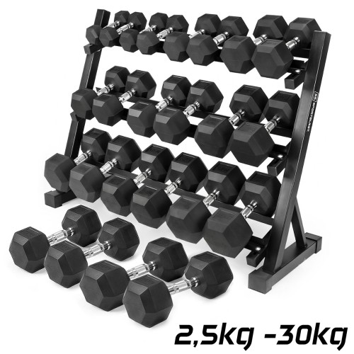 Zestaw hantli HEX 2,5kg - 30kg ze stojakiem.jpg